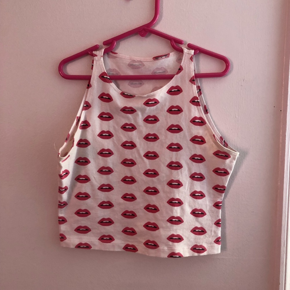 american apparel cropped top